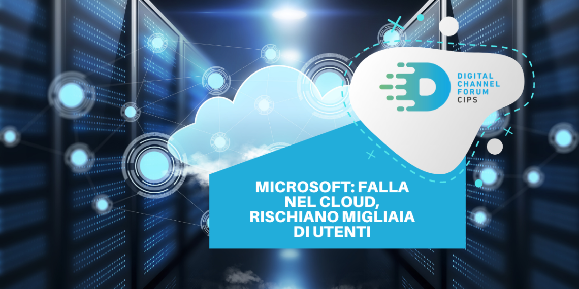 Microsoft: falla nel cloud, rischiano migliaia di utenti