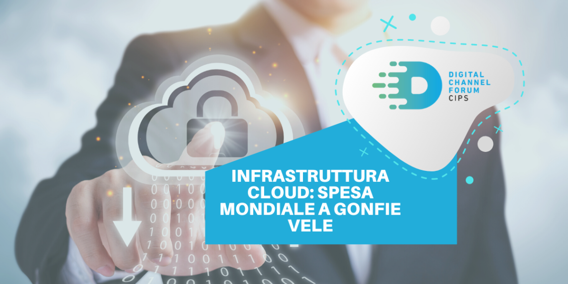 Infrastruttura cloud: spesa mondiale a gonfie vele