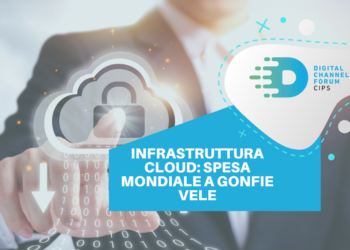 Infrastruttura cloud: spesa mondiale a gonfie vele