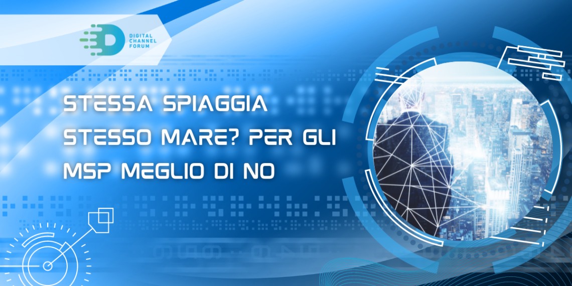 Stessa spiaggia stesso mare? Per gli MSP meglio di no